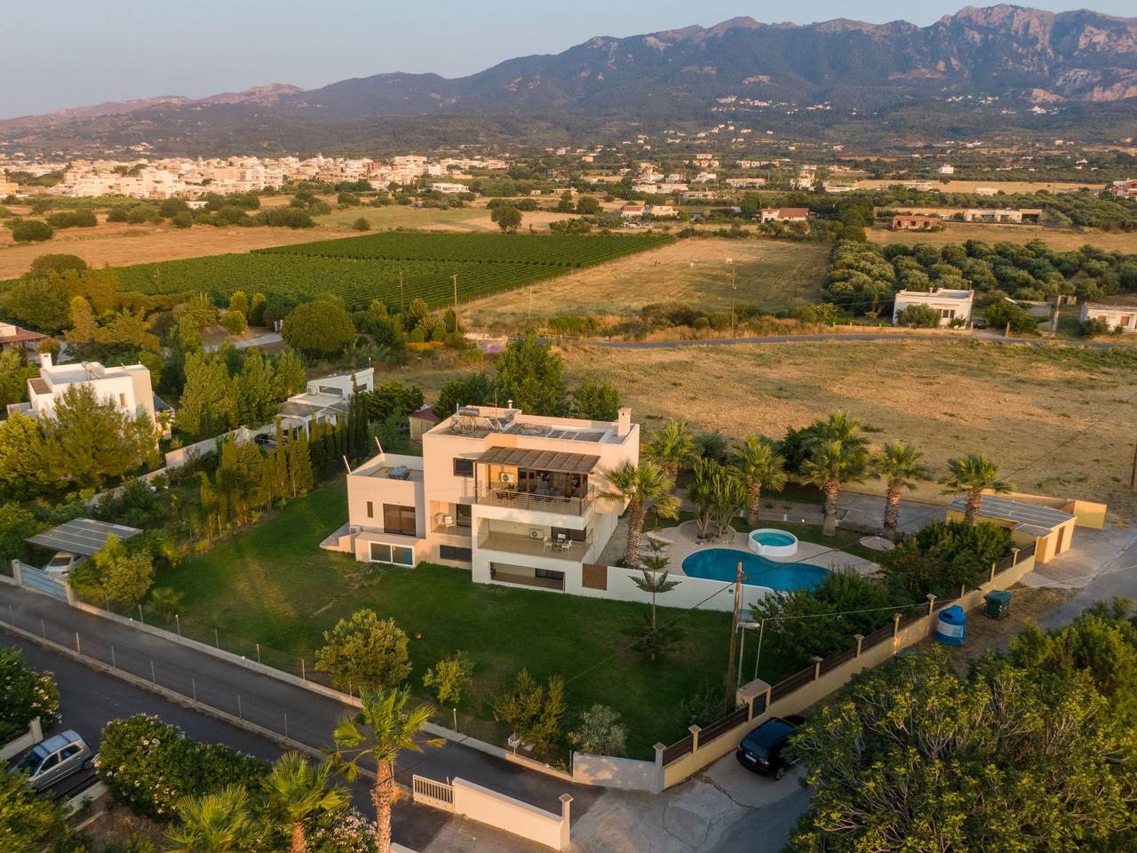 Ferienvilla "Xenos 2" mit Blick auf das Wasser in Tigaki, Kos