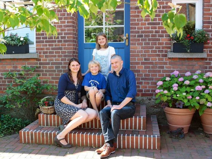 Ferienhaus für 5 Personen, mit Garten