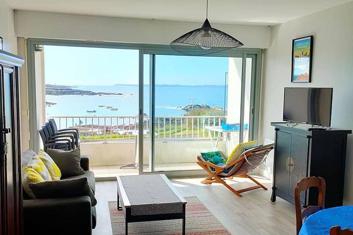 Gîte pour 2 personnes, avec balcon, animaux acceptés dans Plage du Courégant - 4