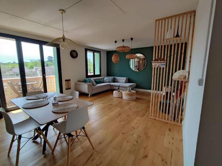 Appartement de vacances pour 6 personnes, avec terrasse, animaux acceptés