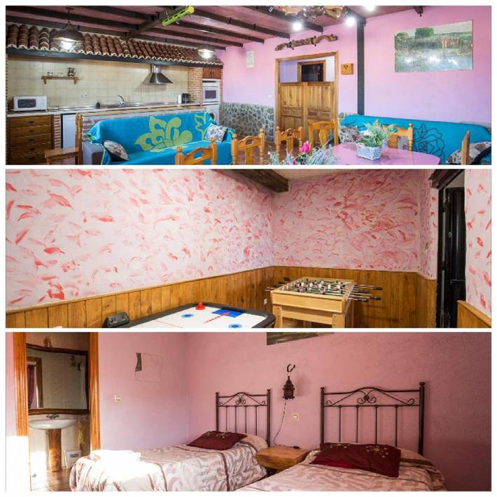 Casa de vacaciones para 13 personas, con vistas además de balcón y piscina - 1