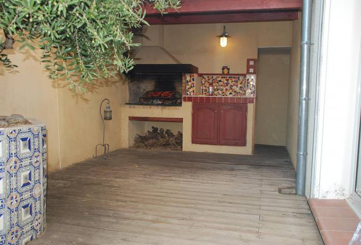 Palm Villa in Sauvian, Costa mediterránea (Francia)