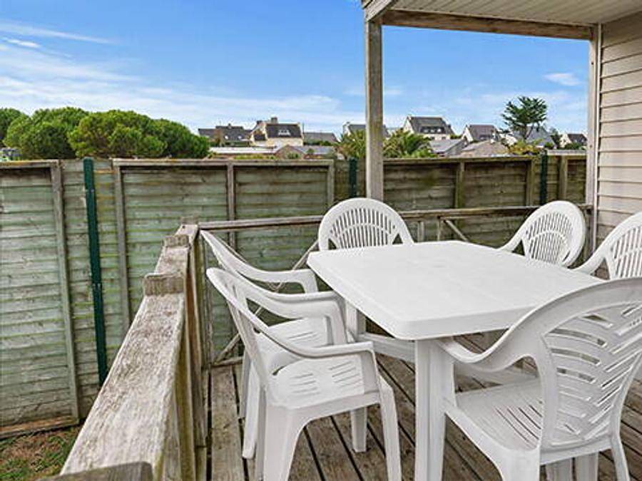 Camping Domaine des Iscles - Mobilhome 4 personas - Clásico | 2 Dormitorios | 4 Pers. | Terraza individual in La Roque-d'Anthéron, Region de Aix-en-Provence