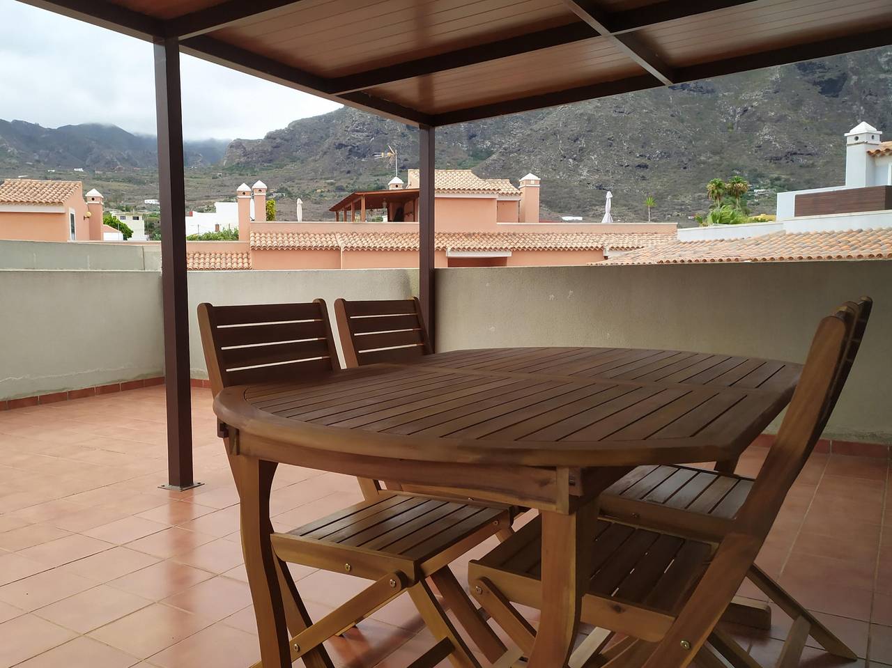 2Br Home with Parking - Mountain Views Terrace in Buenavista del Norte, North Tenerife