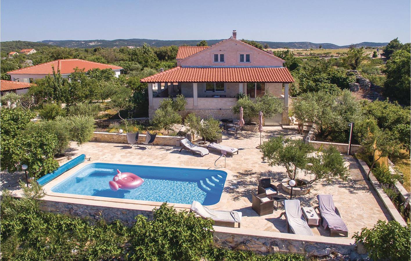 Casa de vacaciones para 10 personas con terraza in Supetar, Brac