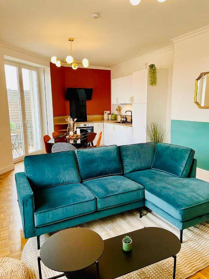 Gîte pour 6 personnes, avec balcon et vue à Belfort - 4