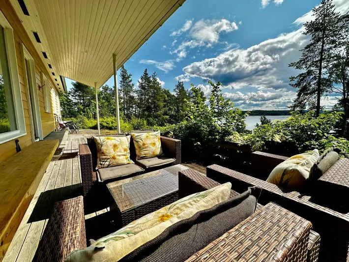 Ferienhaus für 6 Personen, mit Seeblick und Terrasse sowie Ausblick und Garten - 1