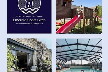 Gîte pour 8 personnes, avec terrasse et piscine, animaux acceptés à Hénansal