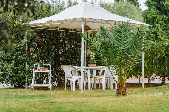 Ferienhaus "Soberania" mit Meerblick, privater Terrasse und eigenem Garten in Santa Margherita di Pula, Pula und Umgebung