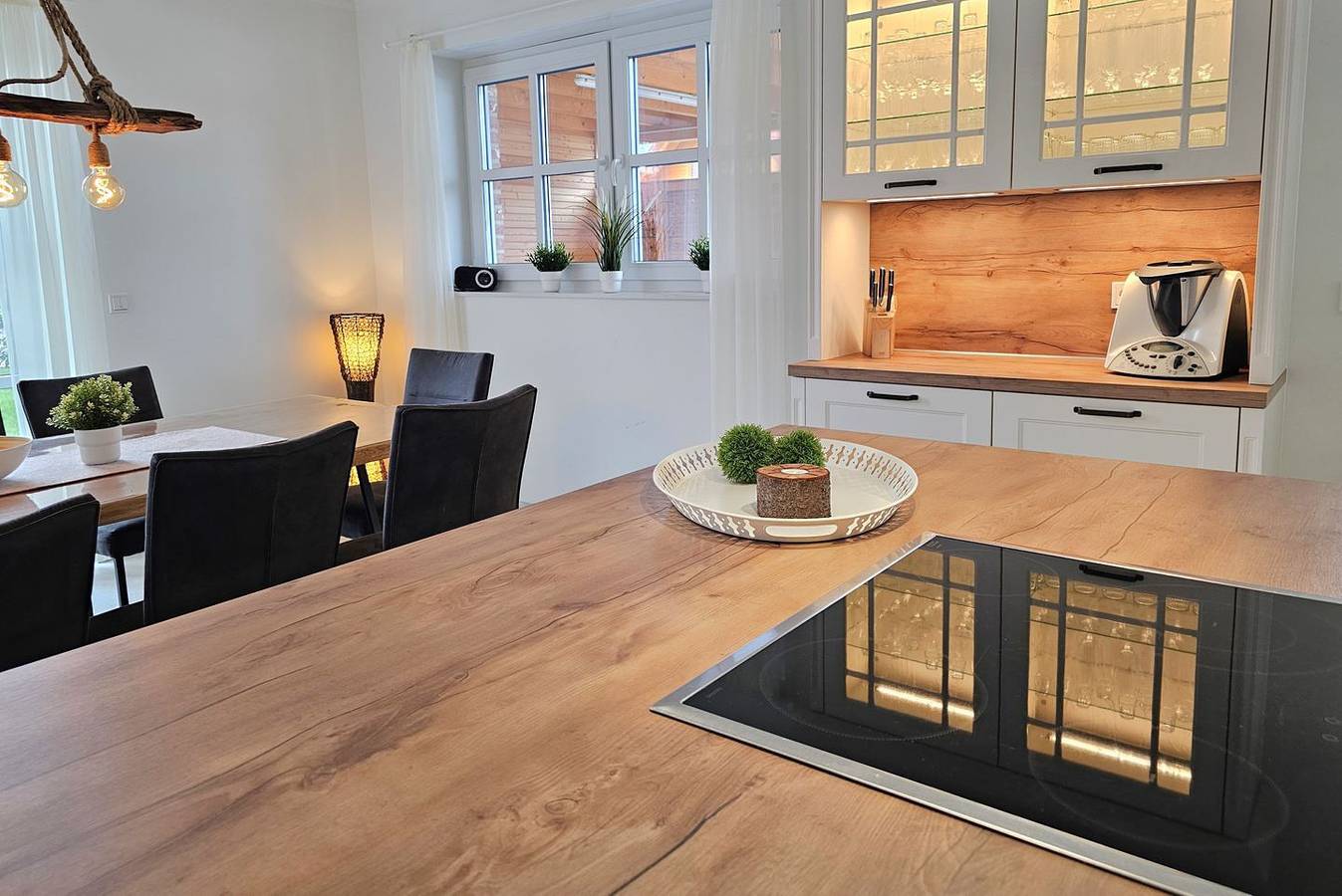 2022 erbautes Ferienhaus Emilia - mit Sauna und eingezäuntem Garten. in Biendorf, Neubukow-Salzhaff