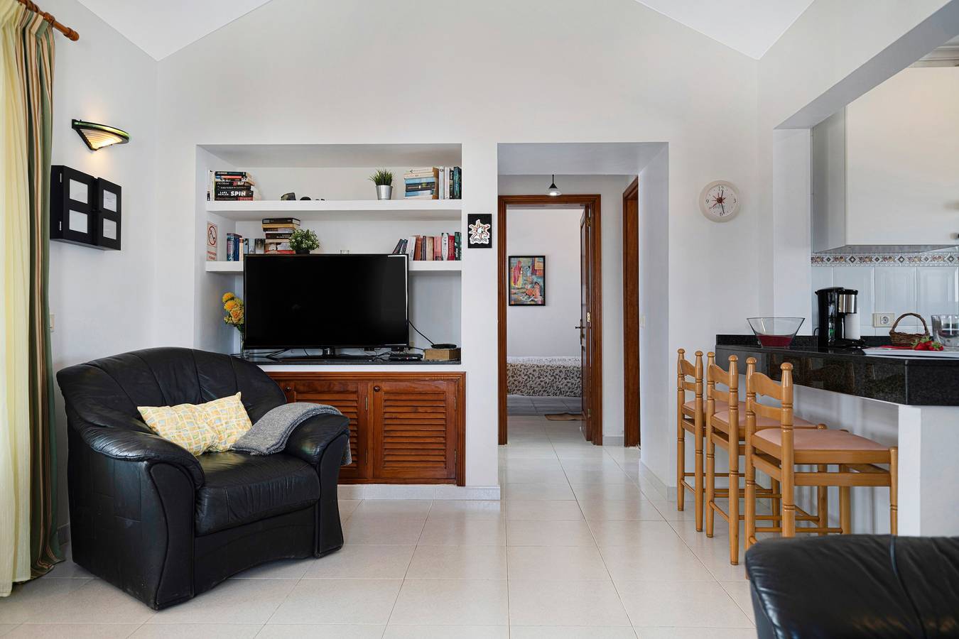 Casa de vacaciones 'Casa Cactus' con vistas al mar, terraza privada y Wi-Fi in Charco del Palo, Haría