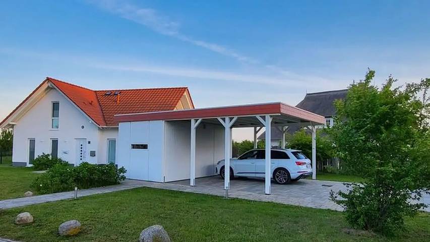 Ferienhaus für 6 Personen, mit Terrasse und Sauna sowie Garten