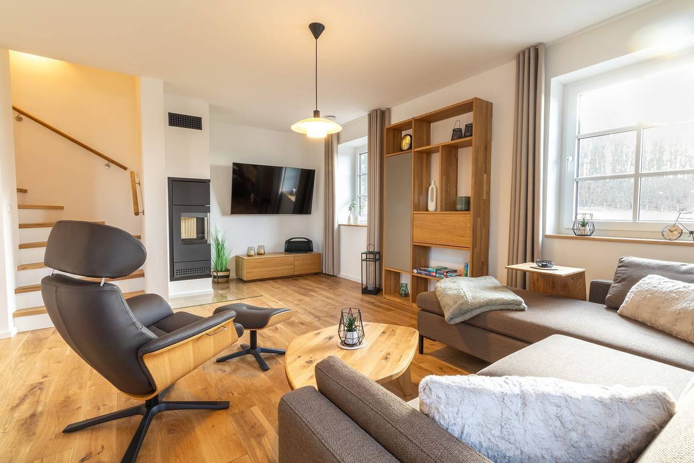 Villa Balticbliss – Wellness mit Ostseeblick. Sauna. Kamin. Stilvoll. in Lohme, Nationalpark Jasmund