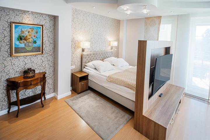 Hotel dla 2 osób, z taras i widok w Jelitkowo