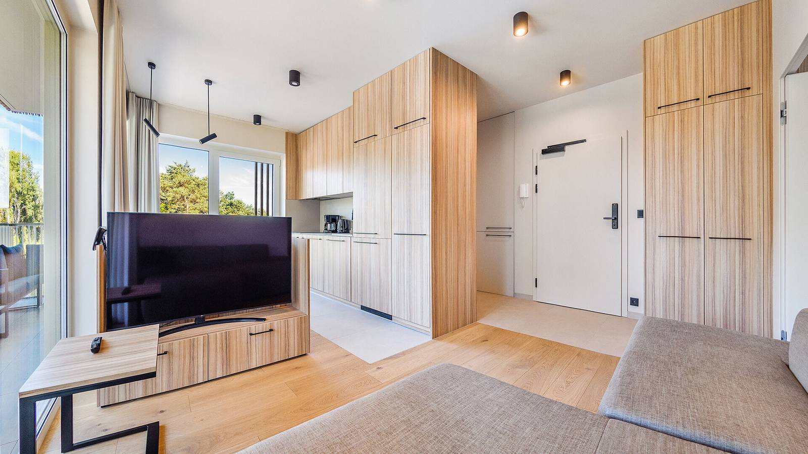 Cały apartament wypoczynkowy, Apartament wakacyjny dla 4 osób z balkon in Świnoujście, Zalew Szczeciński