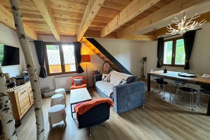 Ganze Wohnung, Bright family apartment with magnificent views in Le Monêtier-les-Bains, Serre Chevalier