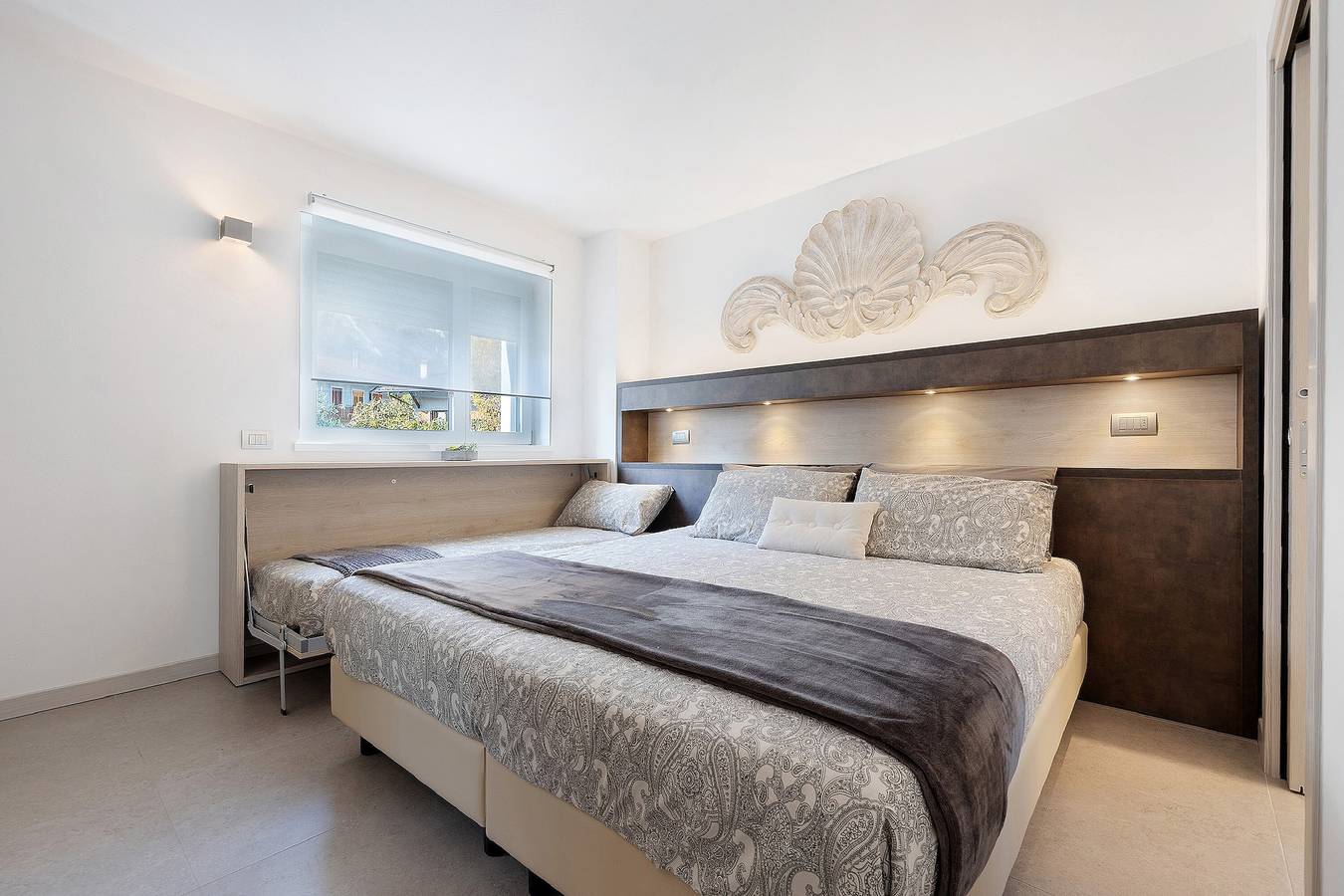Eco del Garda – Zimmer 102, Erdgeschoss, Bergblick in Villa del Monte, Tenno