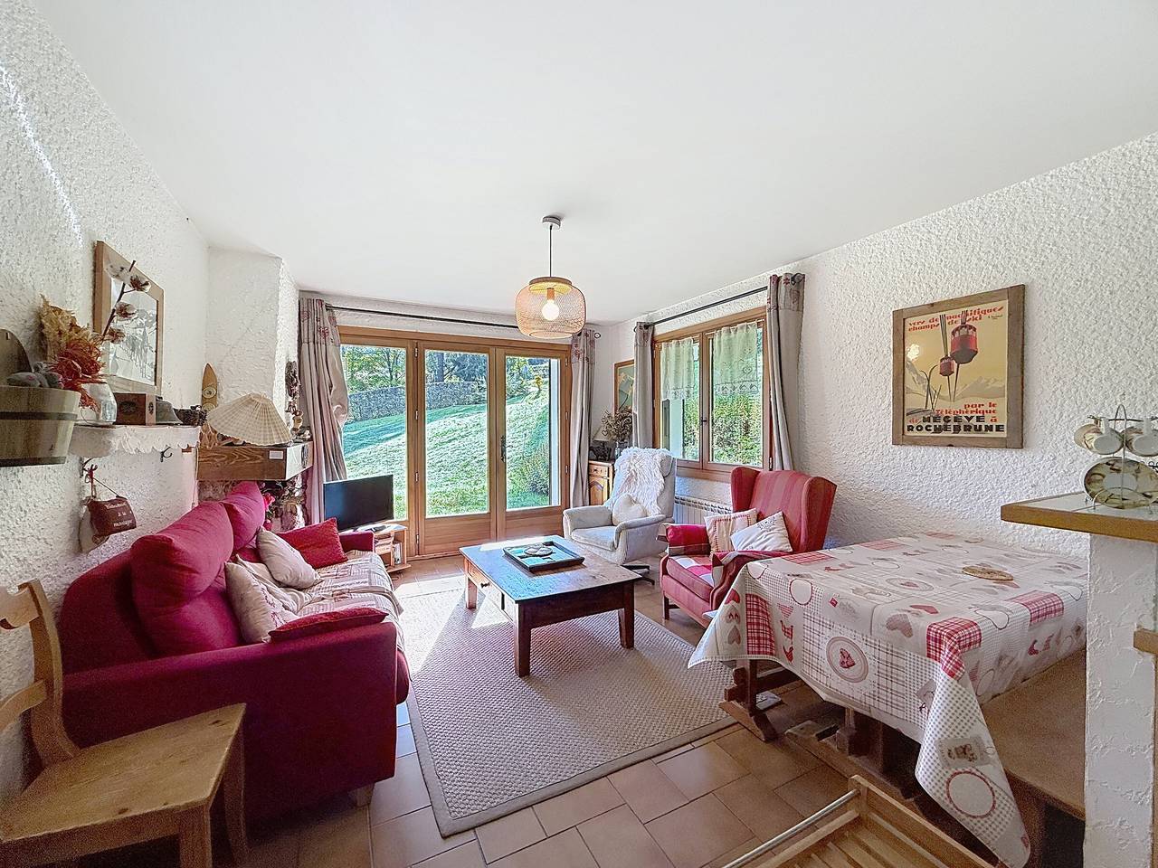 Appartement entier, "Charmant 3 pièces avec jardin au pied des pistes de Combloux" in Combloux, Pays du Mont-Blanc