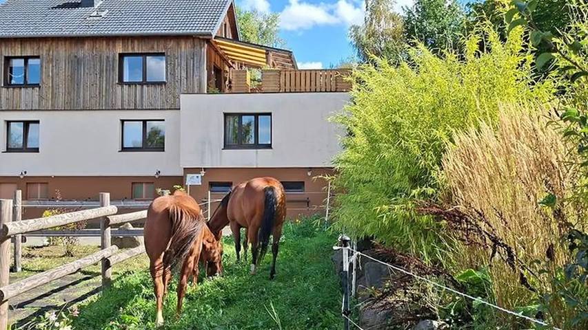 Ferienwohnung für 6 Personen, mit Garten