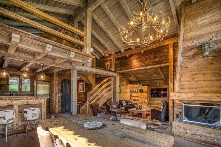 Chalet pour 8 personnes, avec jardin à Demi-Quartier