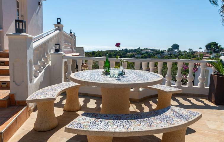 Villa 'Vista Hermosa' con vistas al mar, Wi-Fi y aire acondicionado in Teulada, Costa Blanca