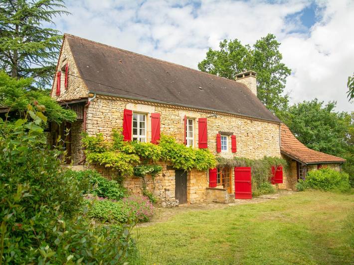 Location de vacances pour 2 personnes, avec Terrasse ainsi que Jardin et Piscine à Daglan