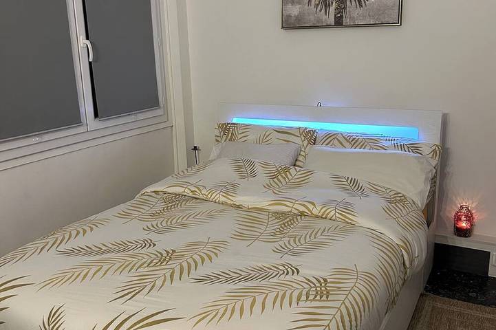 Gîte pour 2 personnes, avec balcon dans Plage Fabron Bambou Nice - 3