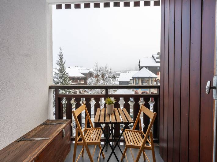 Gîte pour 5 personnes, avec balcon à Morillon
