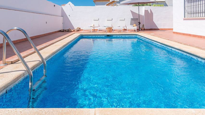Ferienhaus für 7 Personen, mit Balkon/Terrasse