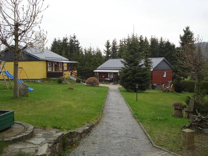 Ferienhaus für 4 Personen, mit Balkon und Terrasse sowie Garten und Ausblick in Altenbrak
