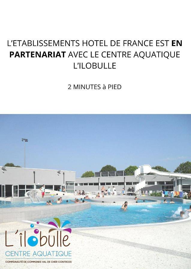 Contact Hôtel de France Contres-Beauval-Cheverny in Contres, Sologne