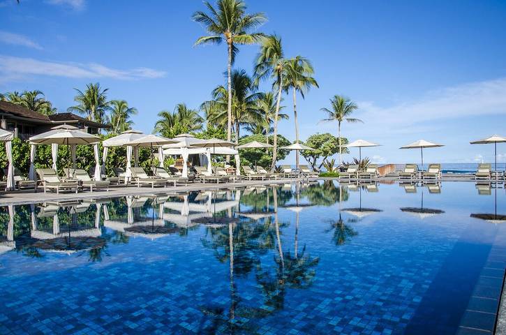 Strandhaus für 8 Personen, mit Garten und Pool sowie Whirlpool auf Hawaii