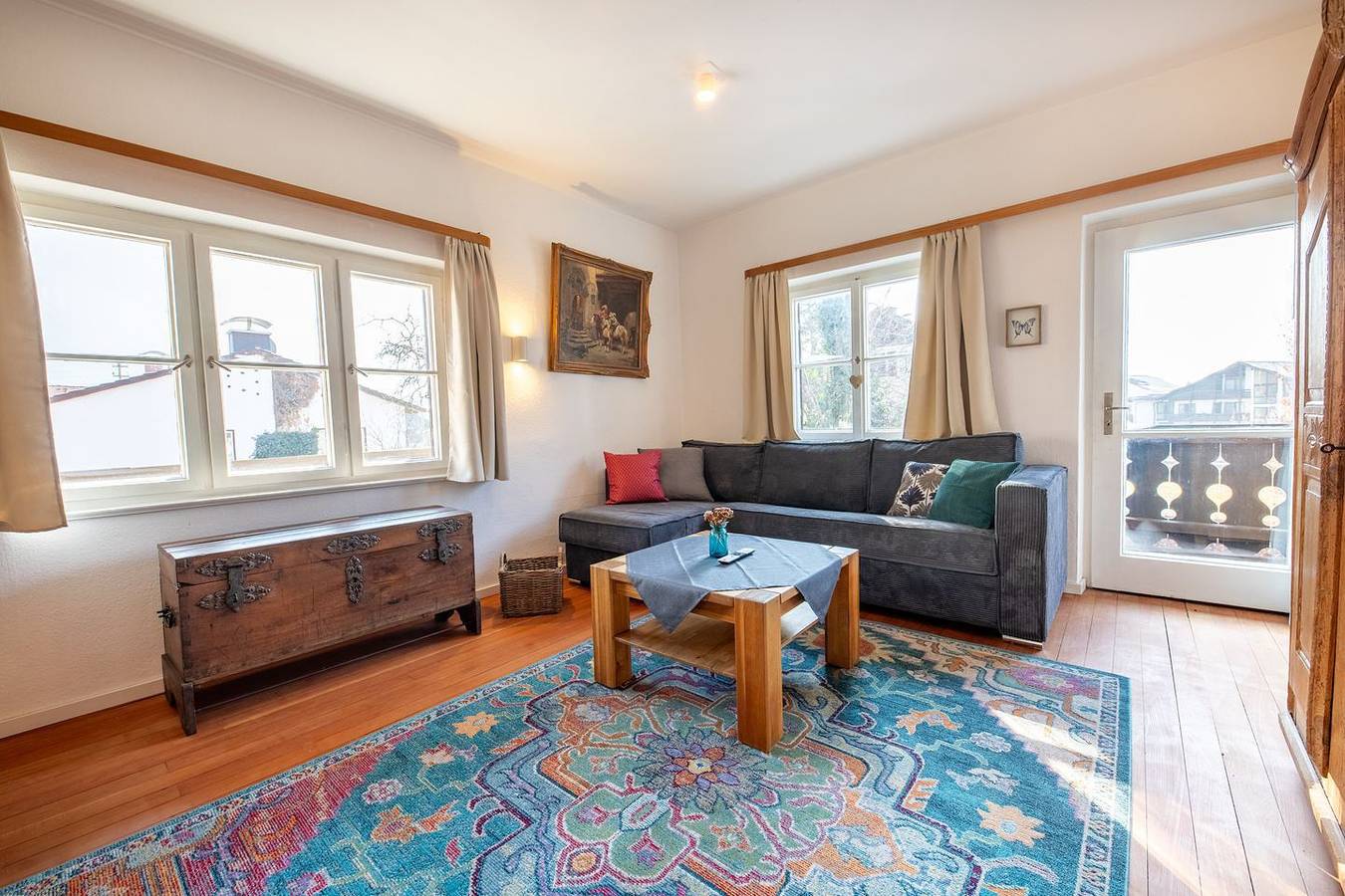 Ganze Wohnung, Erlebe unvergleichlichen Komfort im Alpenpuls mit atemberaubendem Bergblick! in Farchant, Bayerische Alpen