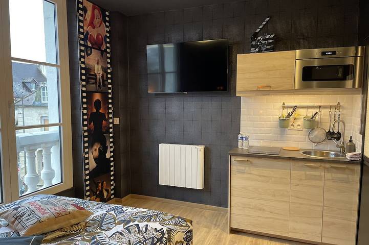 Ganze Wohnung, ★Studio Frères Lumière★ Stadtzentrum Dole - WLAN Netflix in Dole, Jura