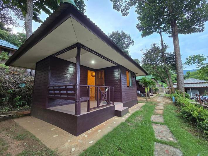 Cottage pour 3 personnes, avec vue et balcon, animaux acceptés dans Koh Chang