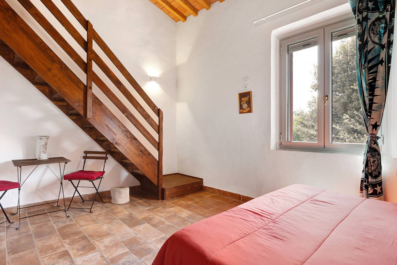 Room 'Uva - Fattoria Le Caprine' with Shared Garden, Wi-Fi and Air Conditioning in Gambassi Terme, Chianti