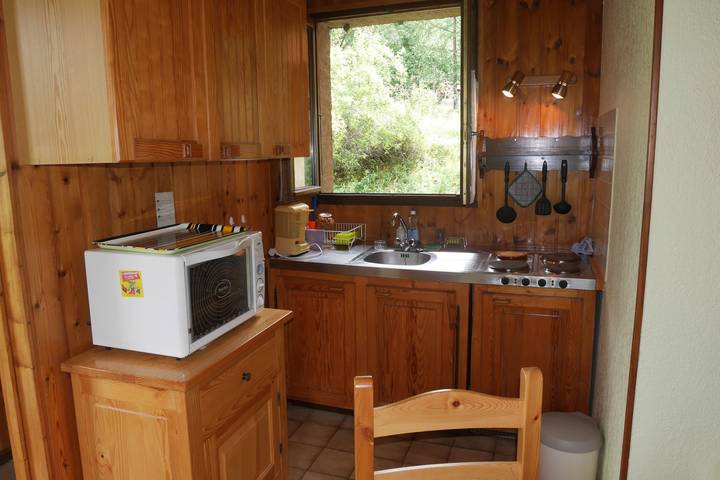 Ganze Wohnung, Ferienwohnung für 4 Personen mit Garten in Saint-Chaffrey, Serre Chevalier