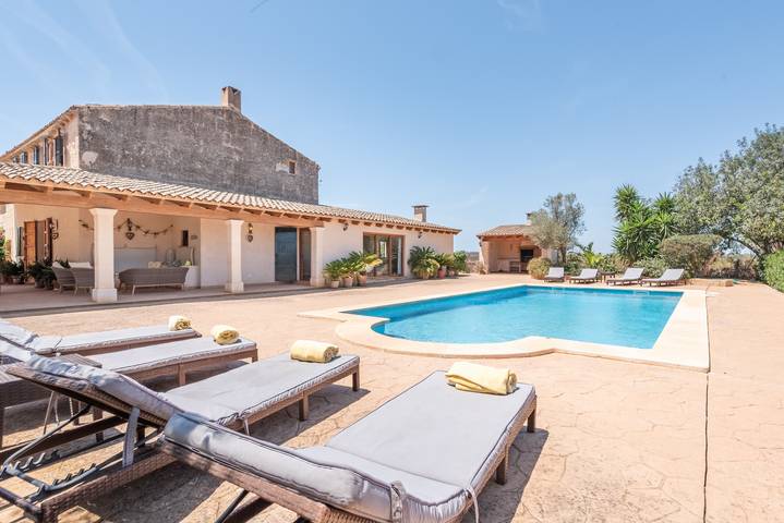 Finca für 8 Personen, mit Garten
