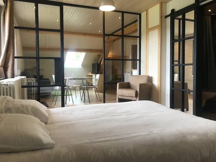 Gîte pour 2 personnes avec terrasse in Lajoux, Parc naturel régional du Haut-Jura