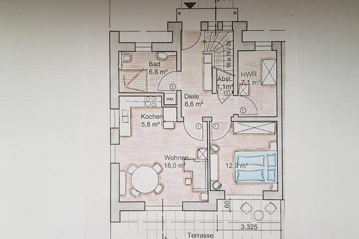 Ferienhaus für 6 Personen, mit Terrasse in Bendestorf - 4