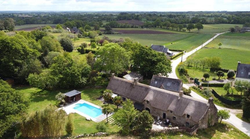 Maison de vacances pour 4 personnes, avec vue ainsi que piscine et jardin, adapté aux familles - 1