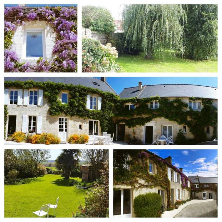 Chambre d’hôte pour 4 personnes, avec jardin et terrasse à Saint-Côme-de-Fresné