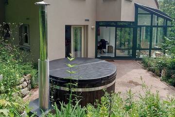 Cottage pour 10 personnes, avec sauna et jardin dans Amage