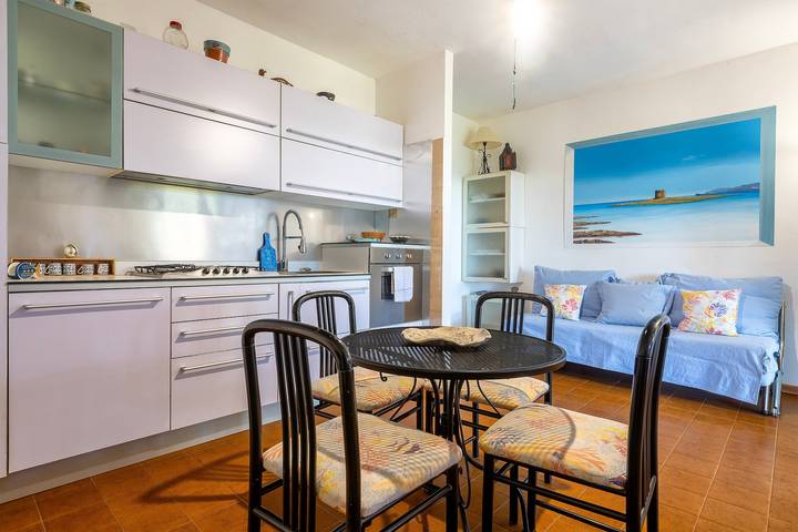 Holiday Home 'Casa 2 Punta Negra' with Sea View, Private Terrace and Air Conditioning in Cala Lupo, Stintino