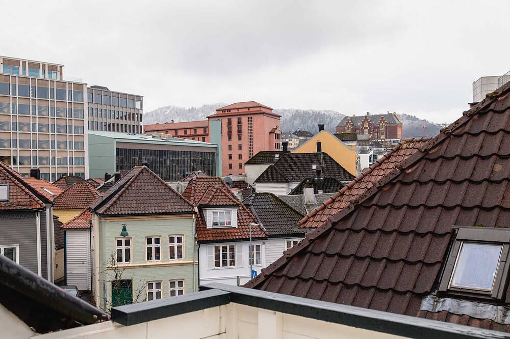 Ganze Wohnung, Balcony 1Br in heart of old town in Bergenhus, Bergen