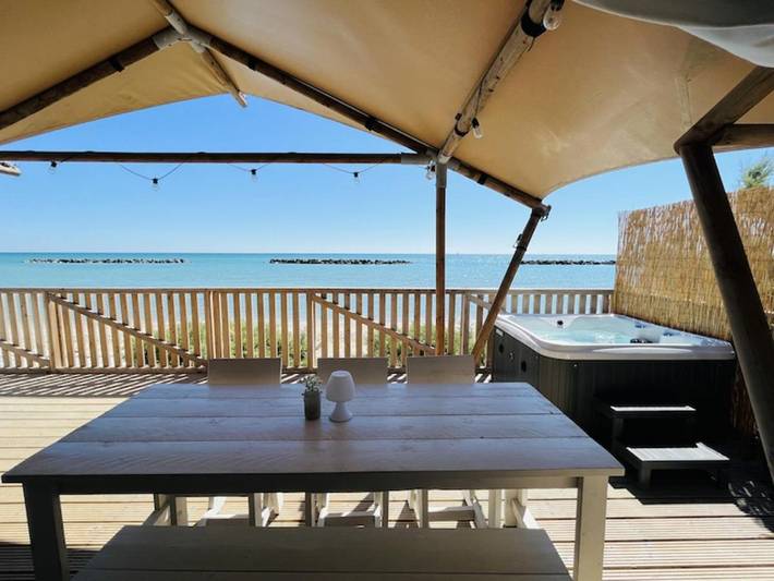 Casa vacanza per 5 persone, con Terrazza e Giardino nonché Piscina a Cupra Marittima