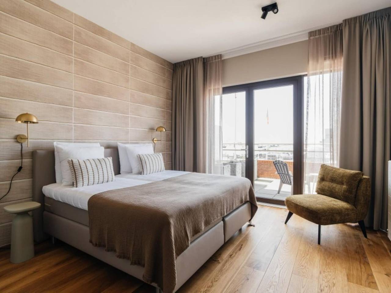 Ganze Wohnung, Modernes Appartement in Den Haag mit Yachthafen-Blick in Scheveningen, Den Haag