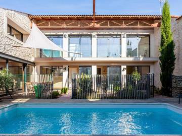 Cottage pour 11 personnes, avec terrasse à Vix