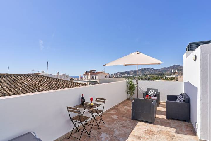 Estudio entero, Apartamento estudio "Nerja Boutique Sweet Corner B3" con piscina compartida y Wi-Fi in Nerja Centre, Nerja