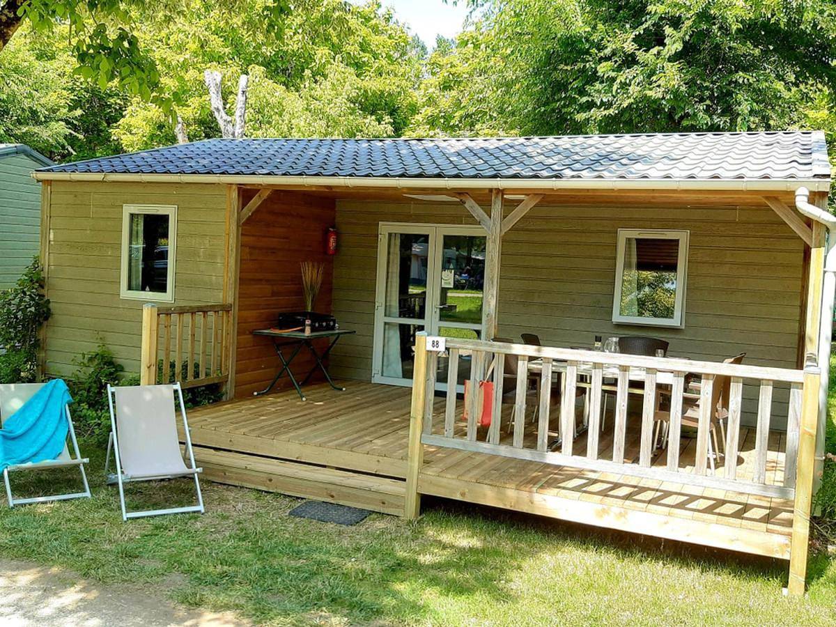 Chalet avec clim, animaux Ok - 6 pers. - Api-1-52-2965 in Coulon, Région de Niort